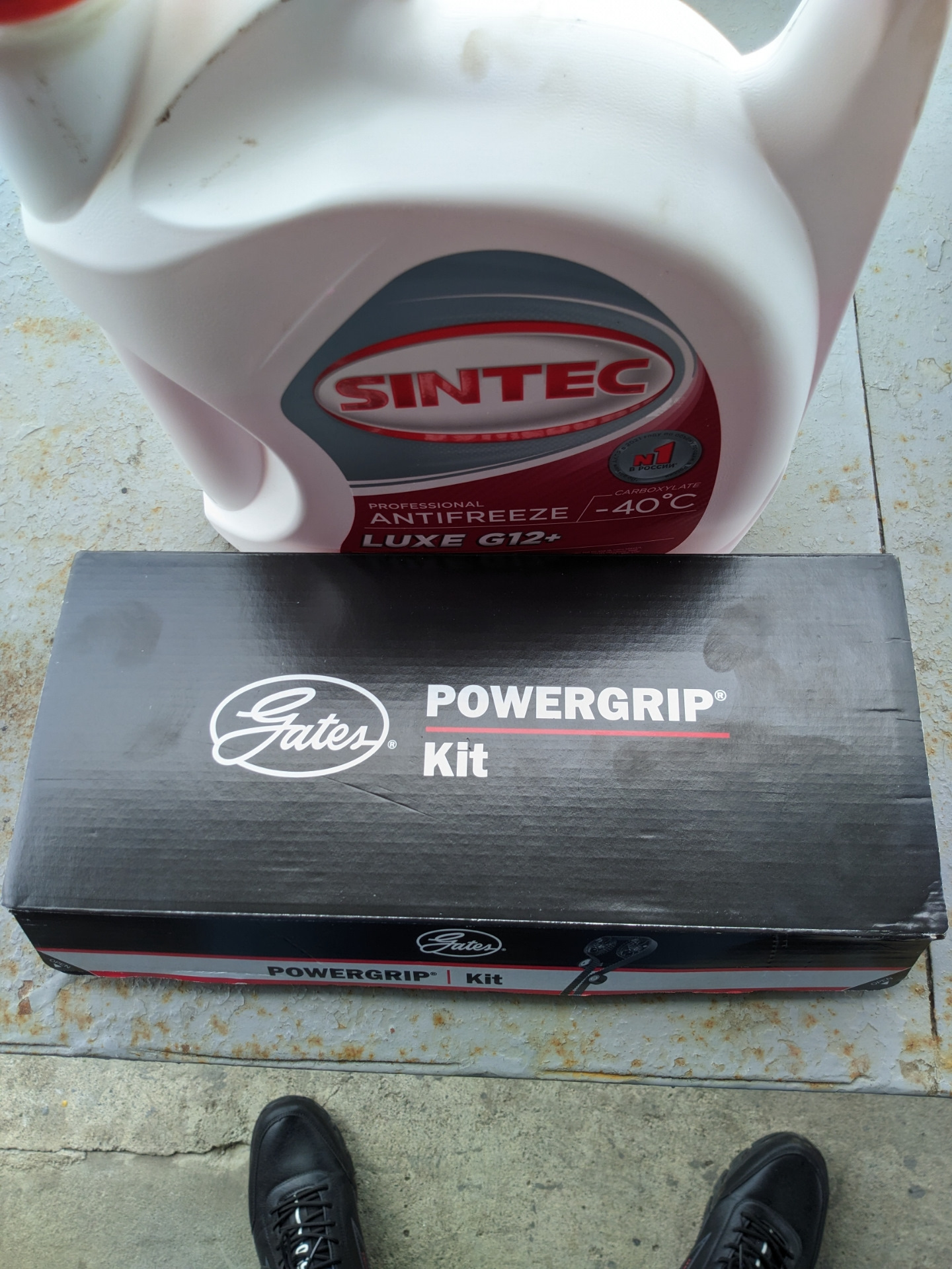 Замена ремня ГРМ, помпы и антифриза — Lada Гранта, 1,6 л, 2012 года ...