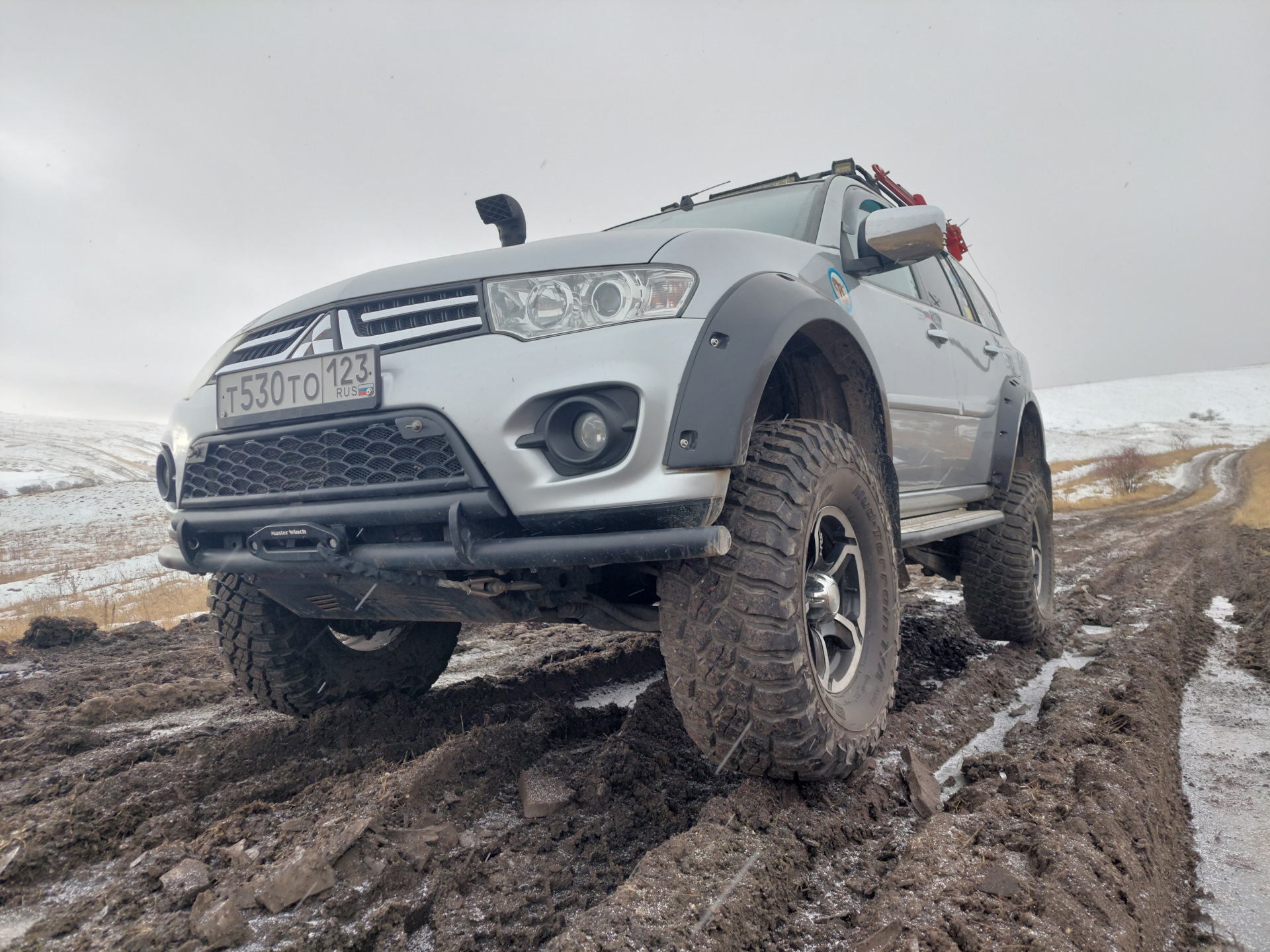 Мой идеальный BFGoodrich — Mitsubishi Pajero Sport (2G), 2,5 л, 2015 года |  шины | DRIVE2