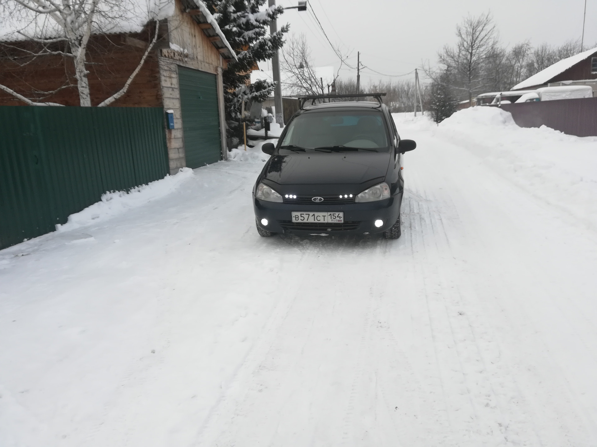 Диодные туманки — Lada Калина хэтчбек, 1,6 л., 2008 года | аксессуары ...
