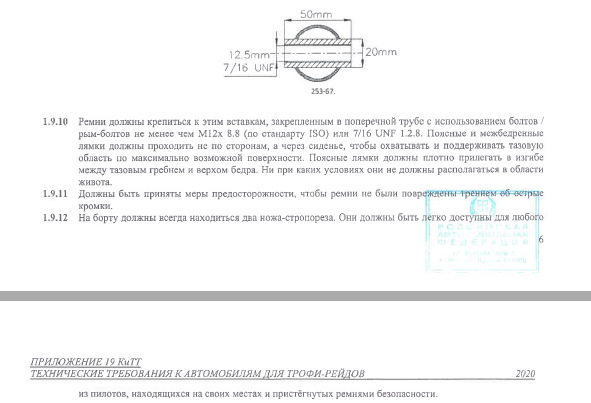 Изменения в ПРИЛОЖЕНИИ 19 КИТТ ТЕХНИЧЕСКИХ ТРЕБОВАНИЯХ К АВТОМОБИЛЯМ ...