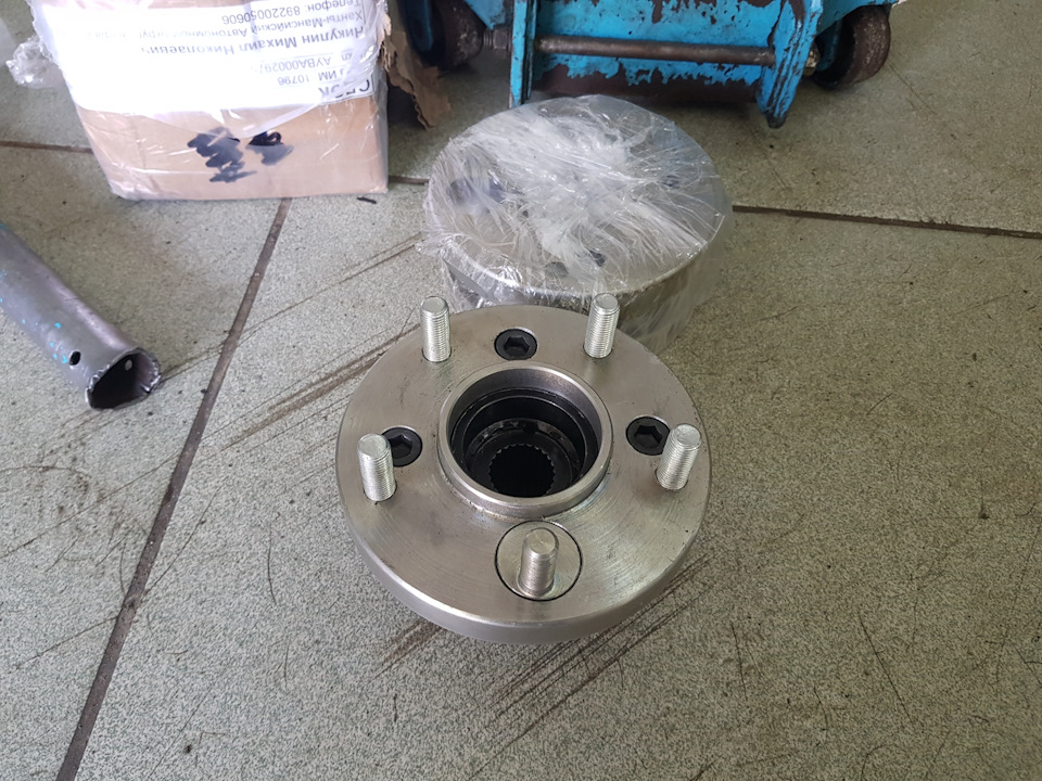 Смена разболтовки 5*114.3 — Lada 2114, 2 л, 2006 года | своими руками ...