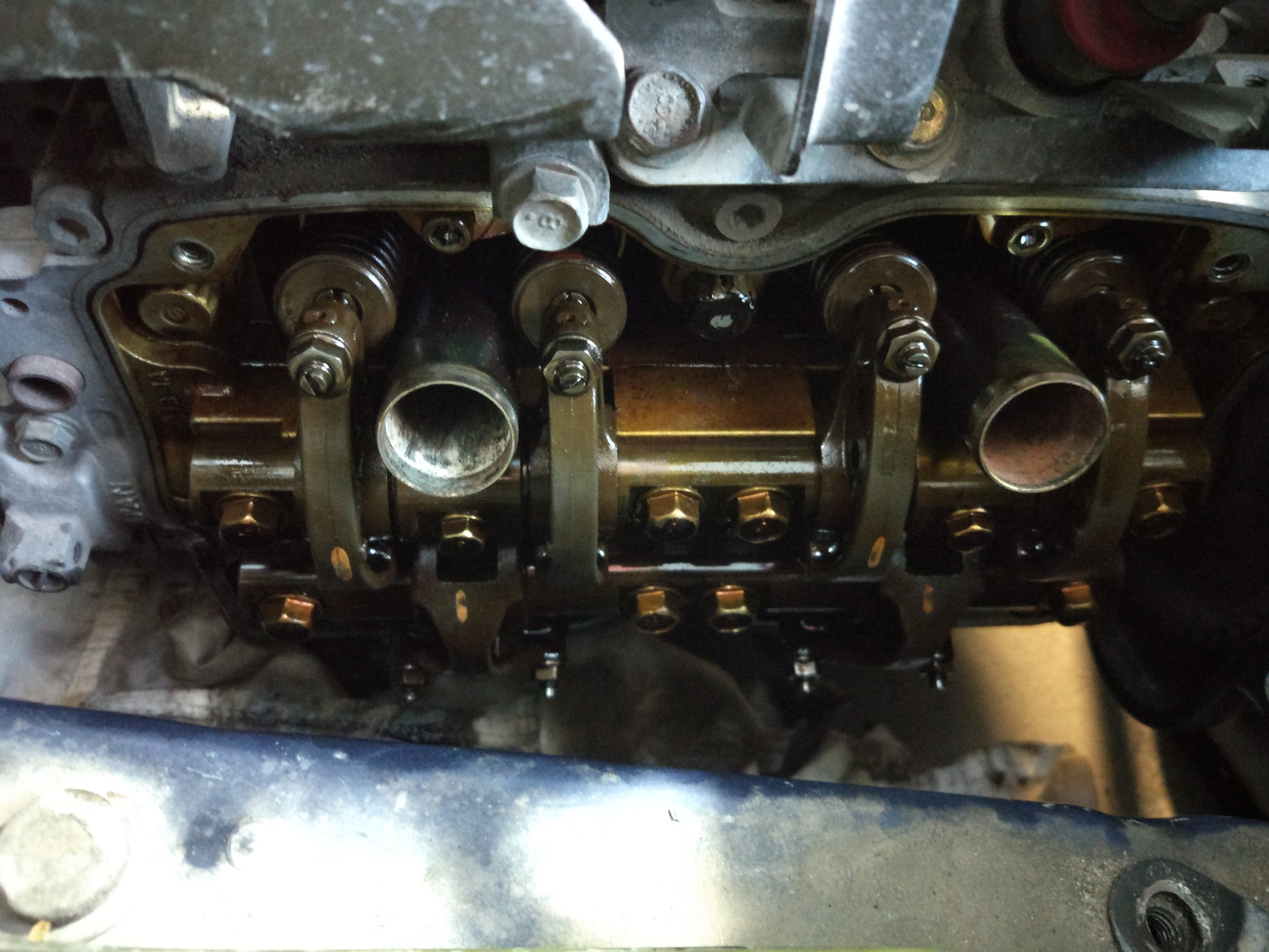 Регулировка клапанов ej202 — Subaru Forester (SG), 2 л, 2003 года ...