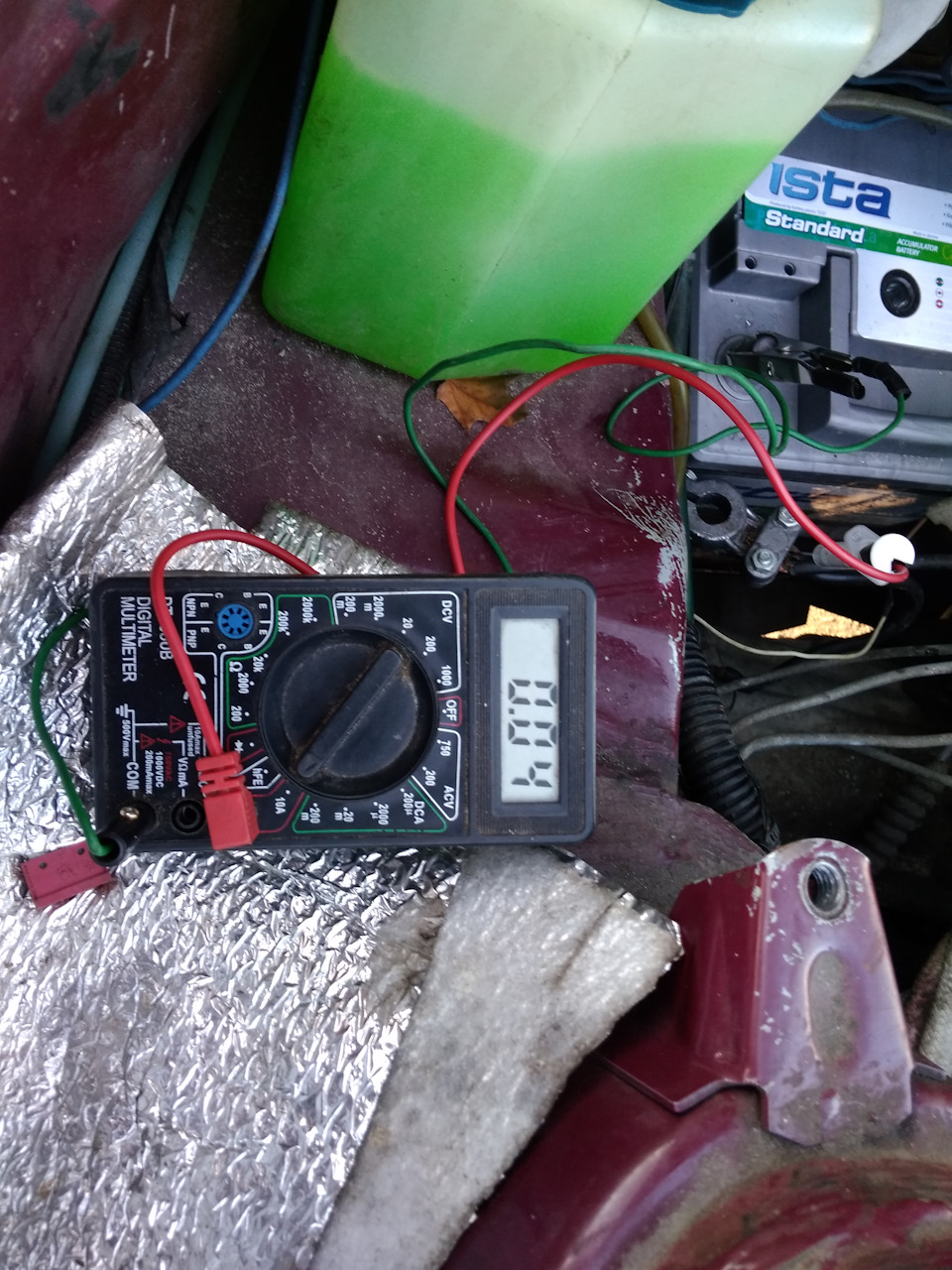 Ток утечки. Заряд АКБ. — ЗАЗ 1102, 1,2 л, 2005 года | электроника | DRIVE2