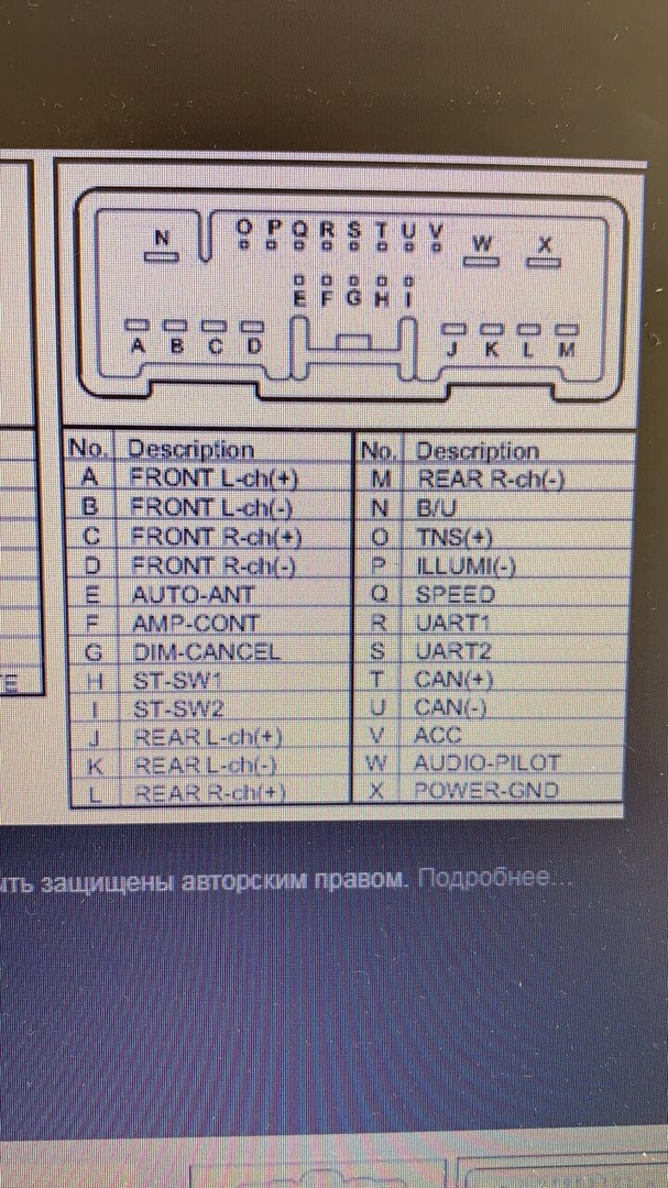 Схема подключения магнитолы мазда 3 бк