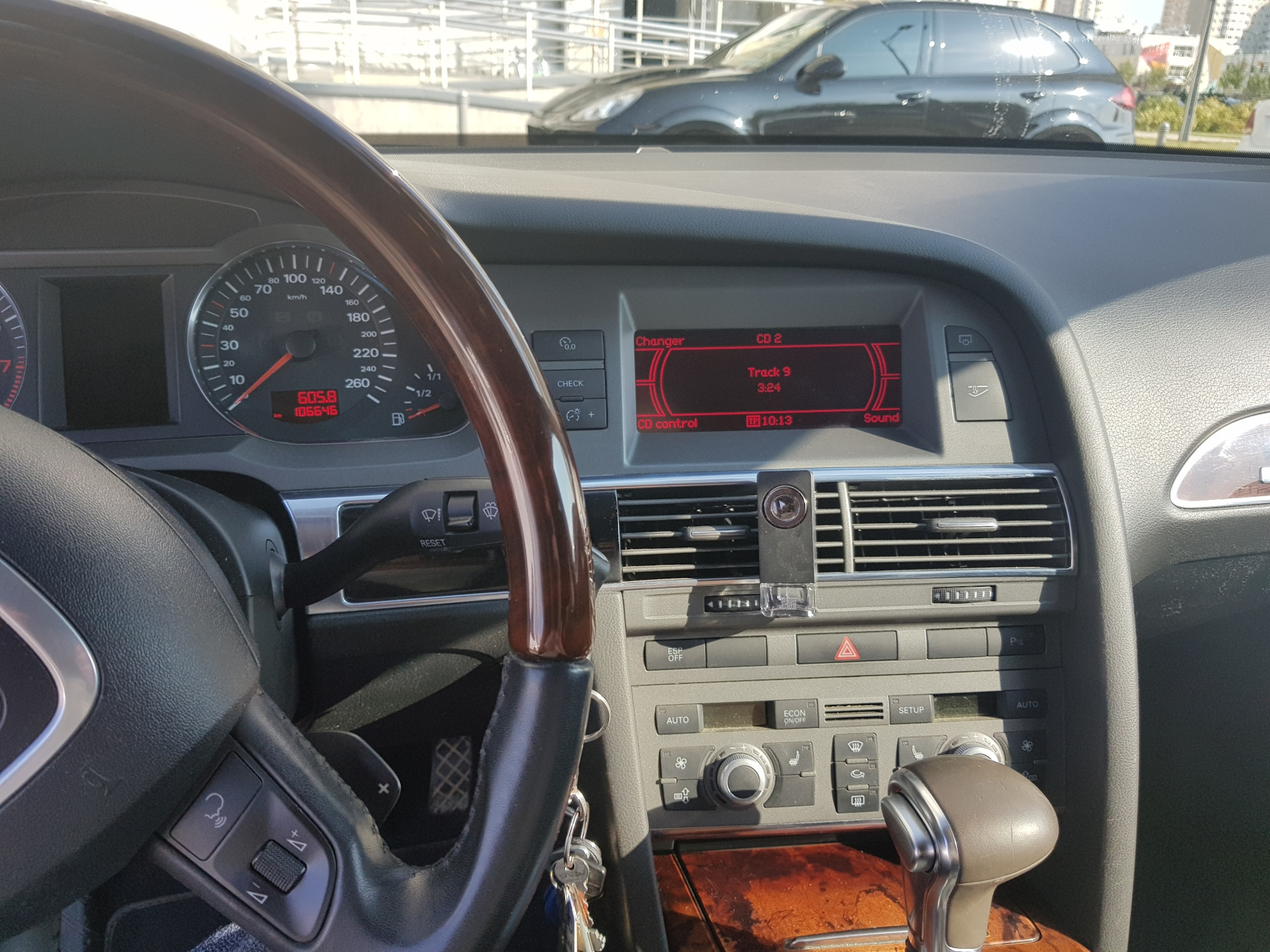 Установка цветного дисплея audi a6 c6