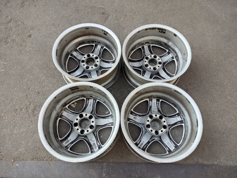 Литые диски Mercedes 7,5Jx17 ET37 5x112 на Mercedes-Benz C-class (W203 ...