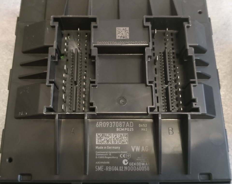 Zamena Bcm S 6r0937086aa Na 6r0937087ad Volkswagen Polo Sedan 1 6 L 2017 Goda Na Drive2