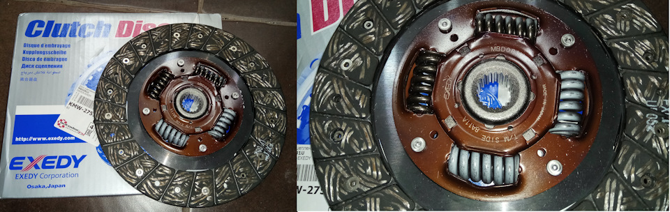 Диск сцепления DAIKIN/EXEDY MBD081U — Mitsubishi Galant (8G). Запчасти на фото: MBD081U