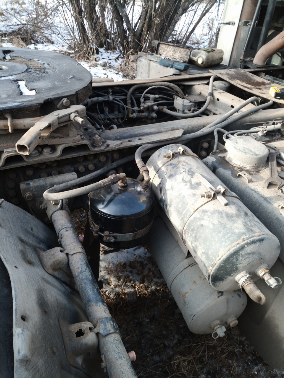 Самодельный ресивер — осушитель. — МАЗ 5440 А5, 1,5 л, 2011 года ...