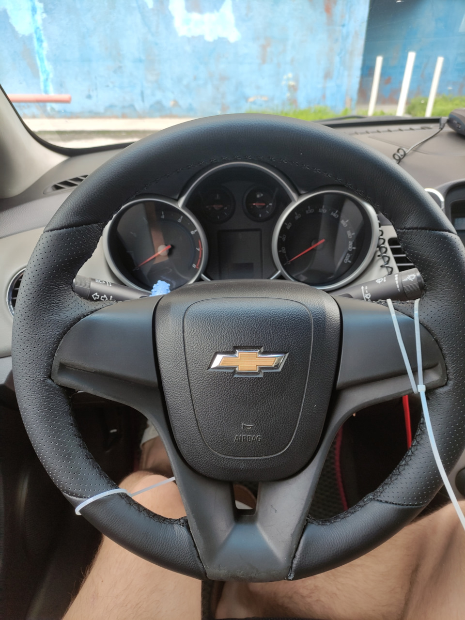 Перетяжка резинового руля Шевроле Круз — Chevrolet Cruze (1G), 1,6 л, 2011  года | своими руками | DRIVE2