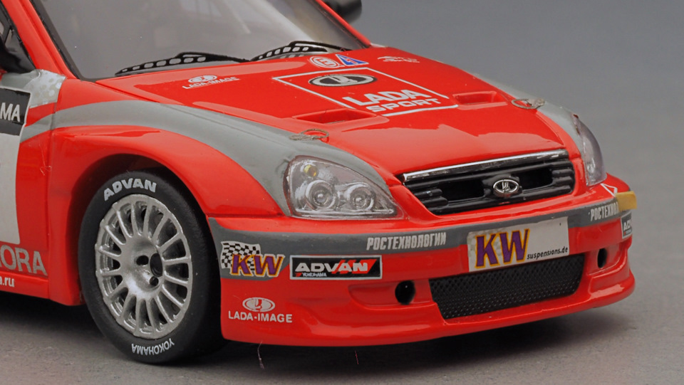 Лада Приора WTCC, 2009 К.Ладыгин (1/43 DiP #221703