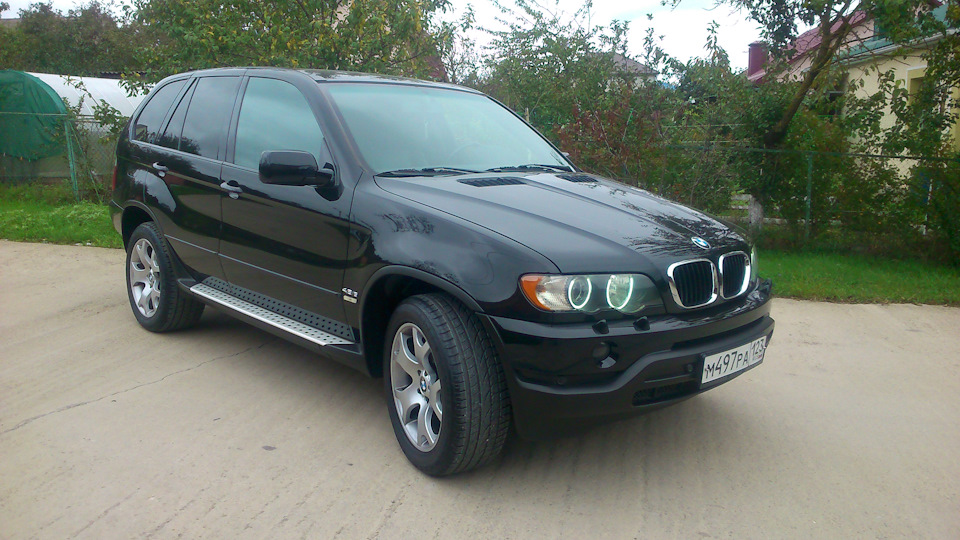 несколько фото в пасмурный денек))) — BMW X5 (E53), 3 л, 2001 года ...