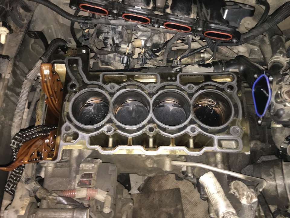 Замена МСК, чистка ГБЦ с продолжением… — Peugeot 308 (1G), 1,6 л, 2008 ...