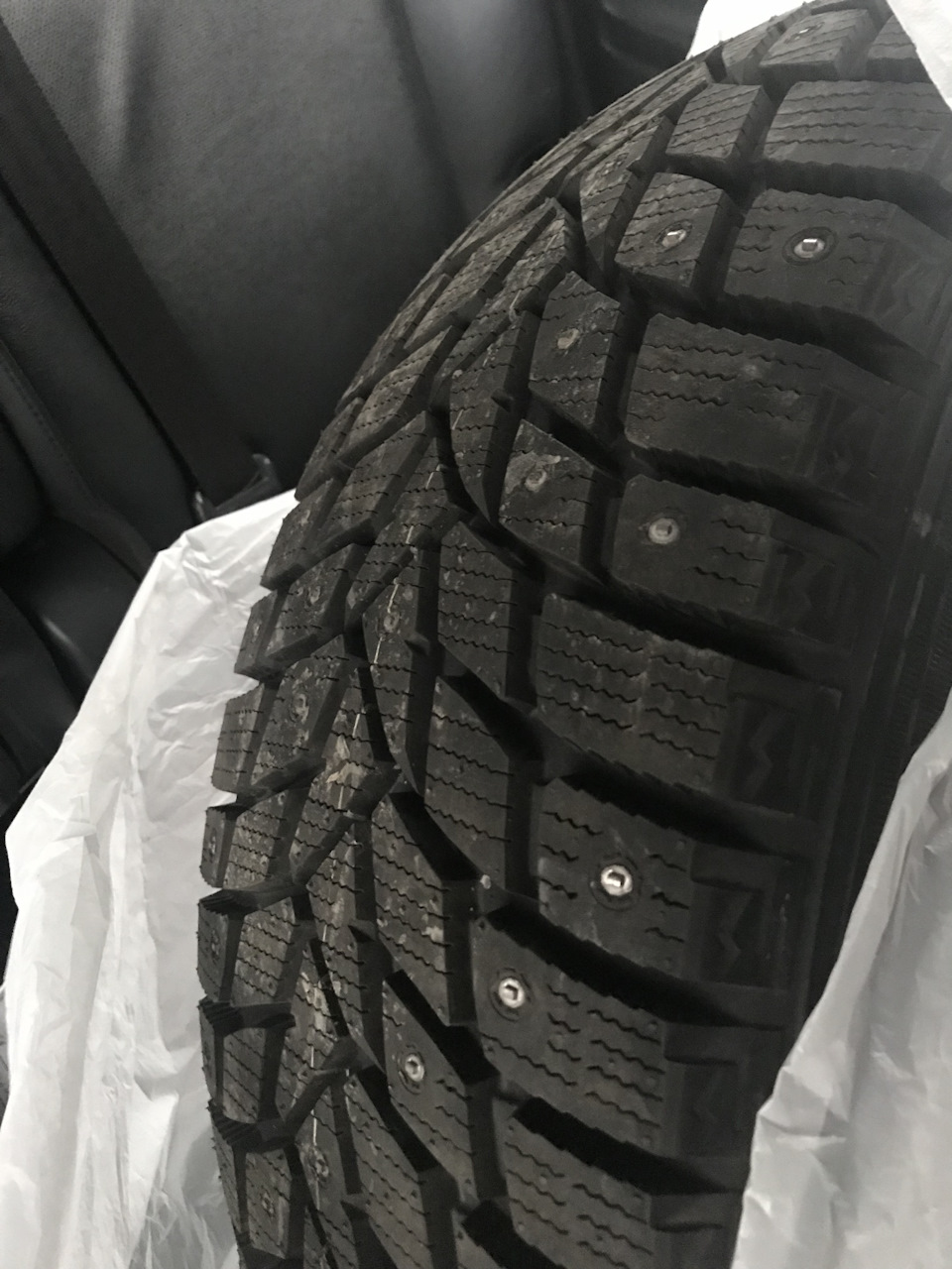 Куплена резина Dunlop gradtreck ice02 — Toyota Highlander (XU40), 3,5 л ...