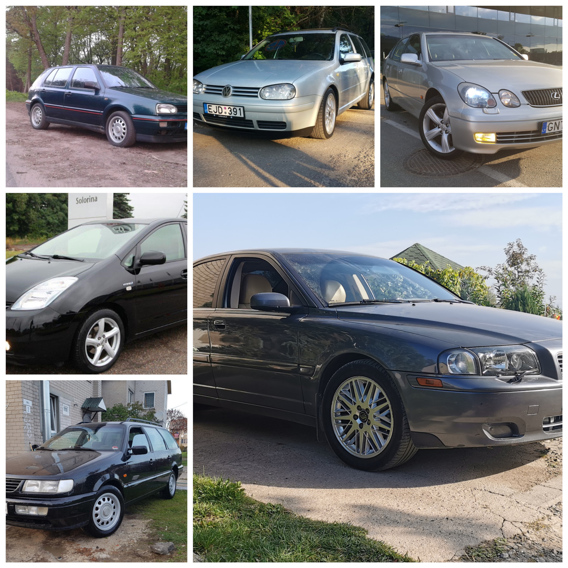 Фото коллаж из моих машин — Volvo S80 I, 2,4 л, 2005 года | наблюдение ...