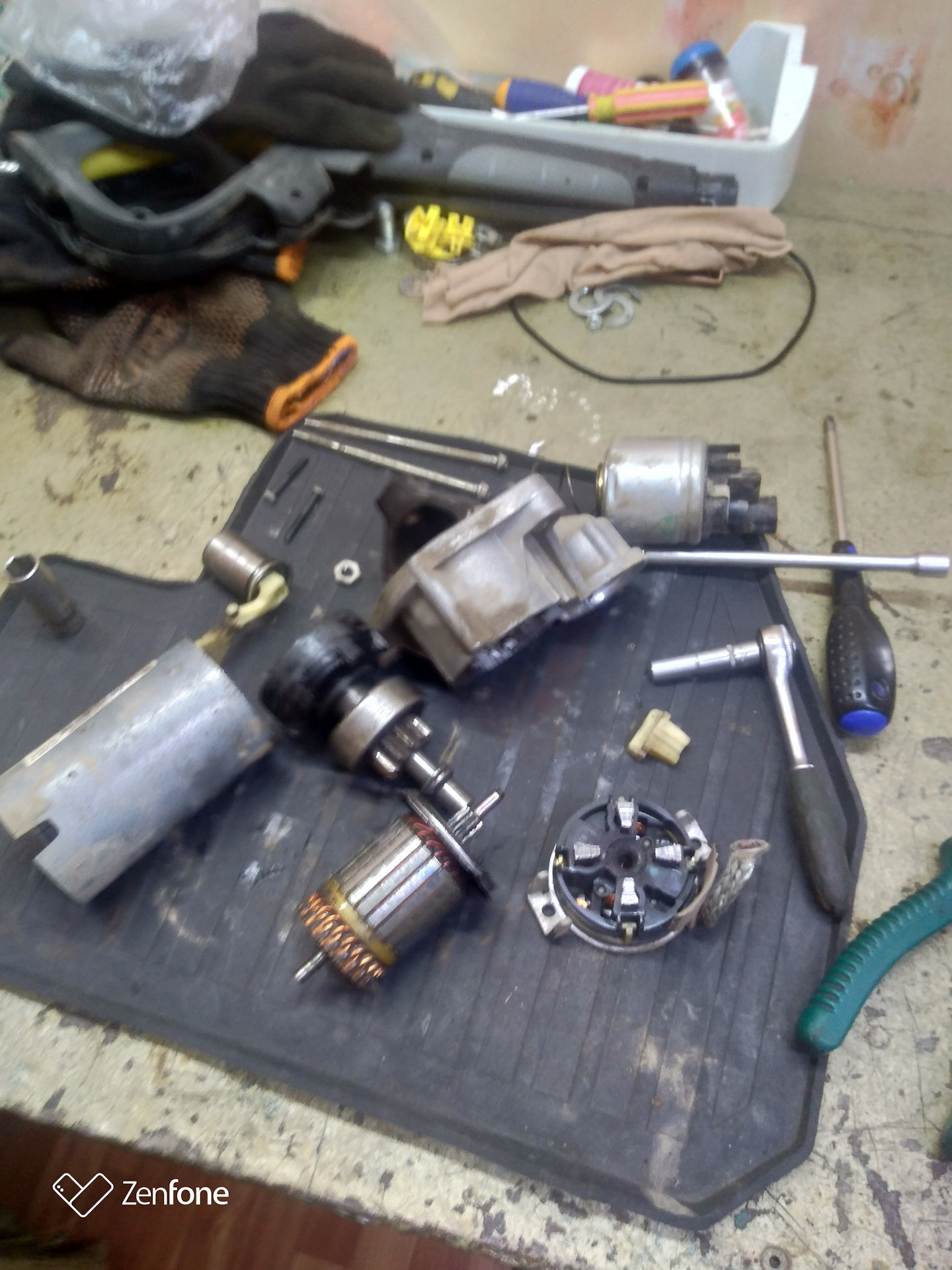 Ревизия стартера — Lada Гранта, 1,6 л, 2014 года | своими руками | DRIVE2