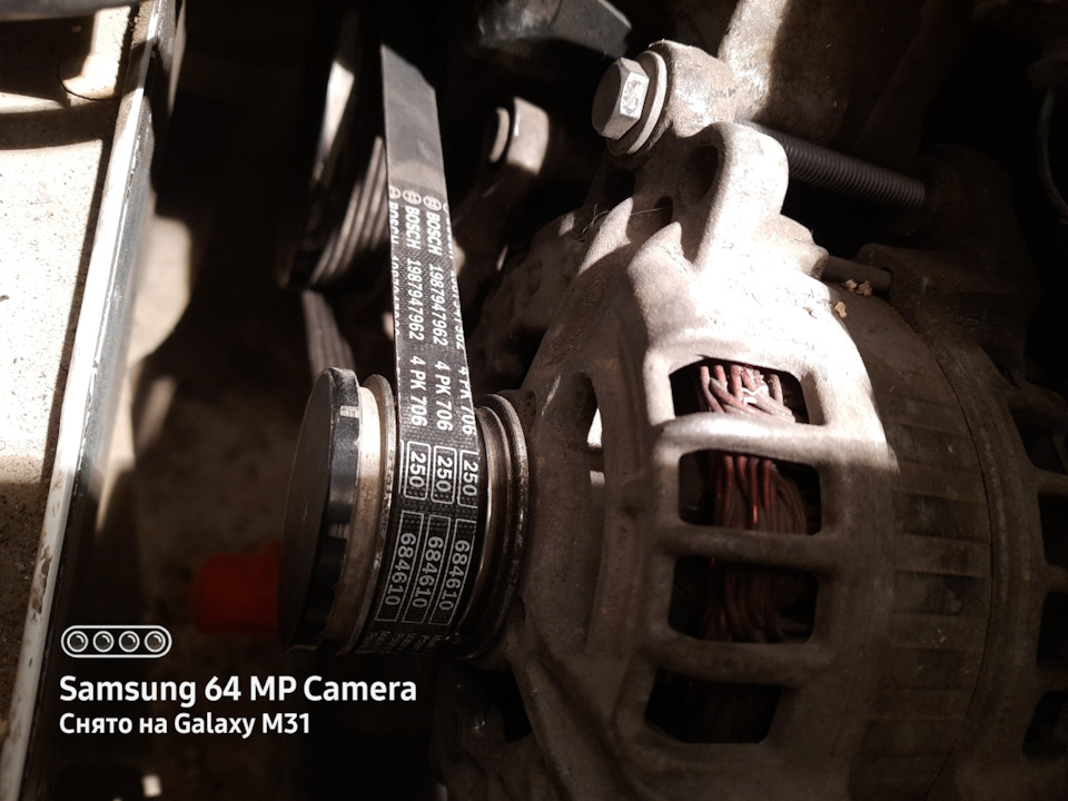 Приводной ремень в обход кондиционера cwva — DRIVE2