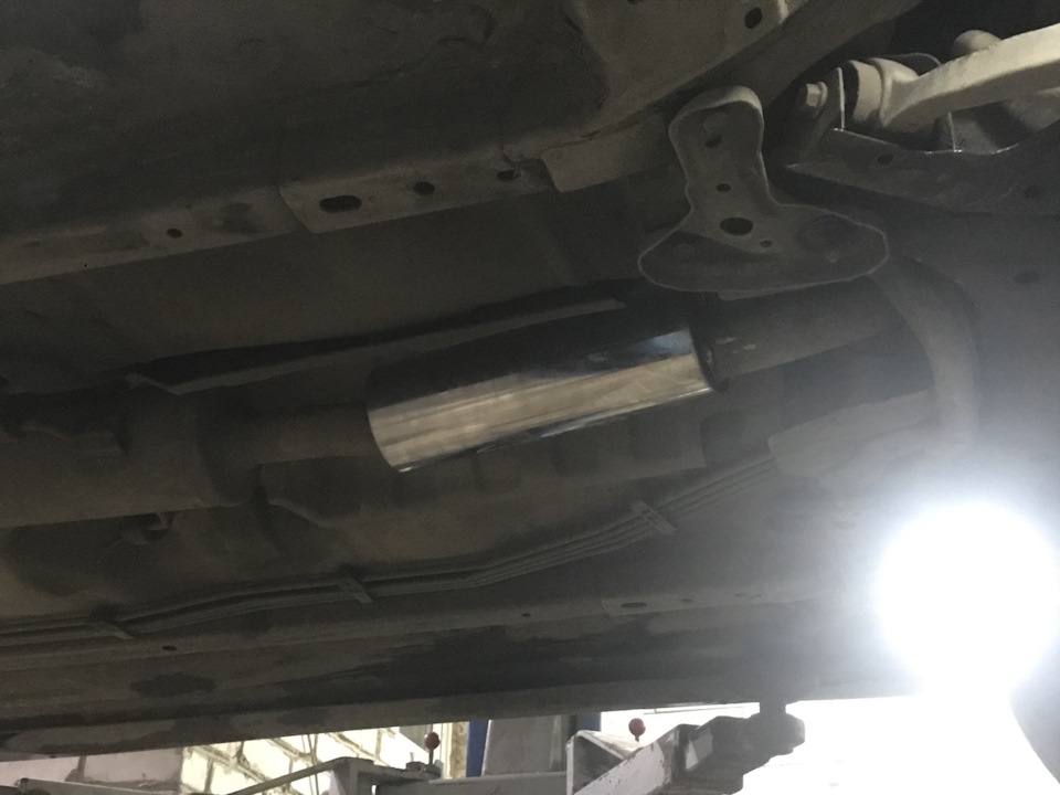 Установка пламегасителя и вибрация в руле! — Mazda 6 (1G) GG, 2 л, 2004 ...