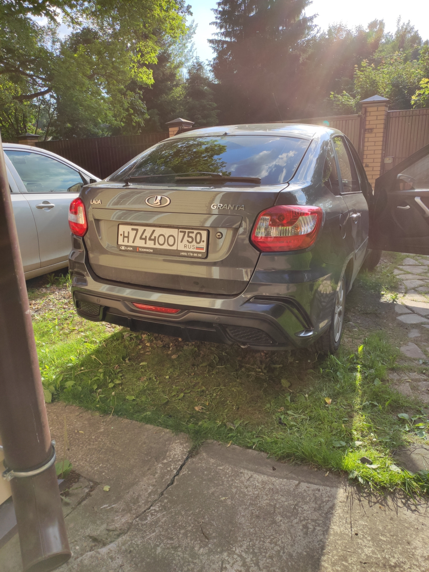 #2.3. Замена заднего бампера — Lada Гранта лифтбек, 1,6 л, 2018 года ...