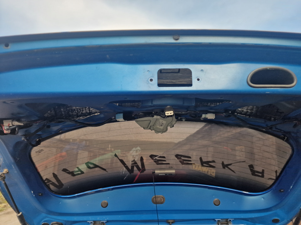 Замок багажника, наконец-то =/ — KIA Rio X-Line, 1,6 л, 2019 года ...