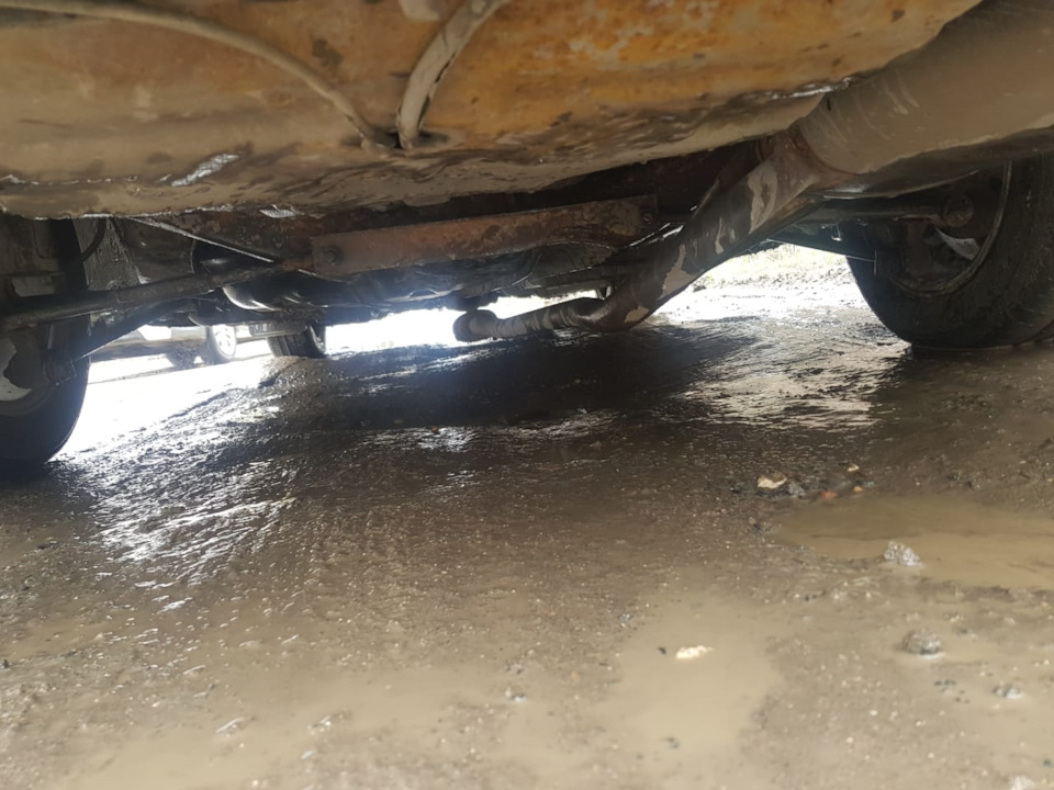 Оторвался глушитель — Toyota Carina E, 2 л, 1997 года | поломка | DRIVE2