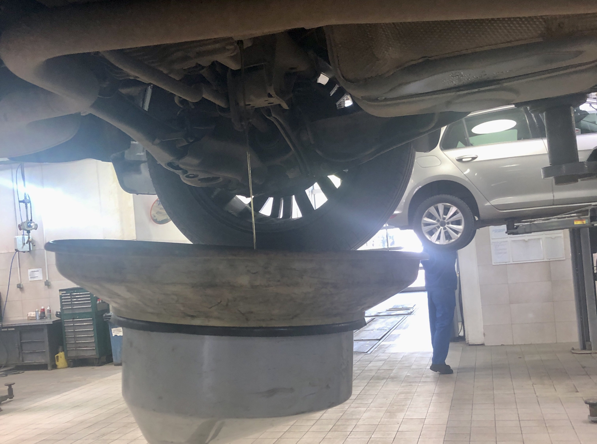 ТО-9 / Замена масла в Haldex (131.799km) — Volkswagen Tiguan (2G), 2 л ...