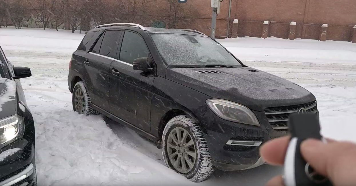 Дооснащение: Автозапуск с родного ключа — Mercedes-Benz M Class (W166), 3,5  л, 2013 года | тюнинг | DRIVE2