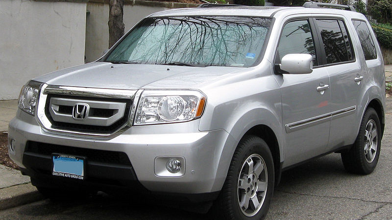 Купить б/у Honda Pilot II 3.5 AT (257 л.с.) 4WD бензин автомат в Краснодаре: сер