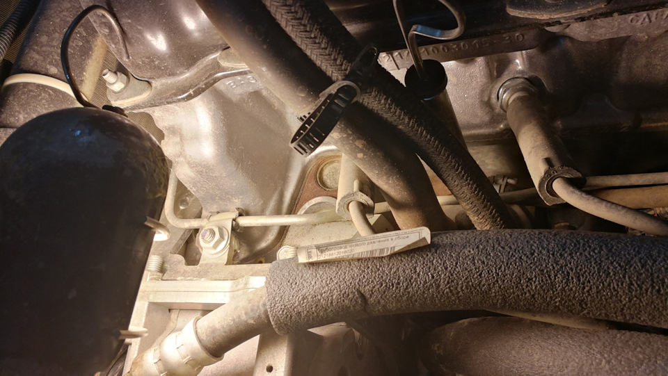 Замена гидронатяжителя цепи на механический — Lada 4x4 3D, 1,7 л, 2018 ...