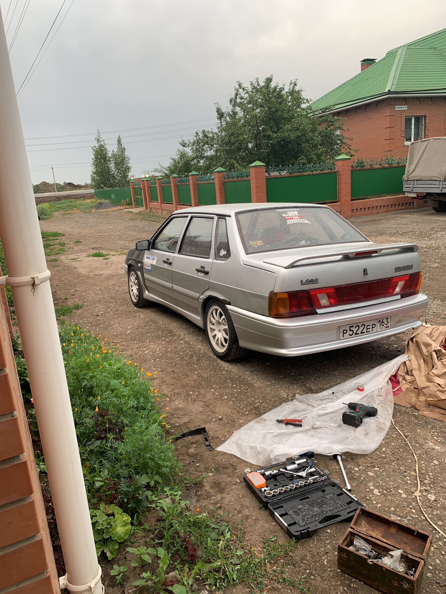 Новый задний бампер — Lada 2115, 1,6 л, 2012 года | запчасти | DRIVE2