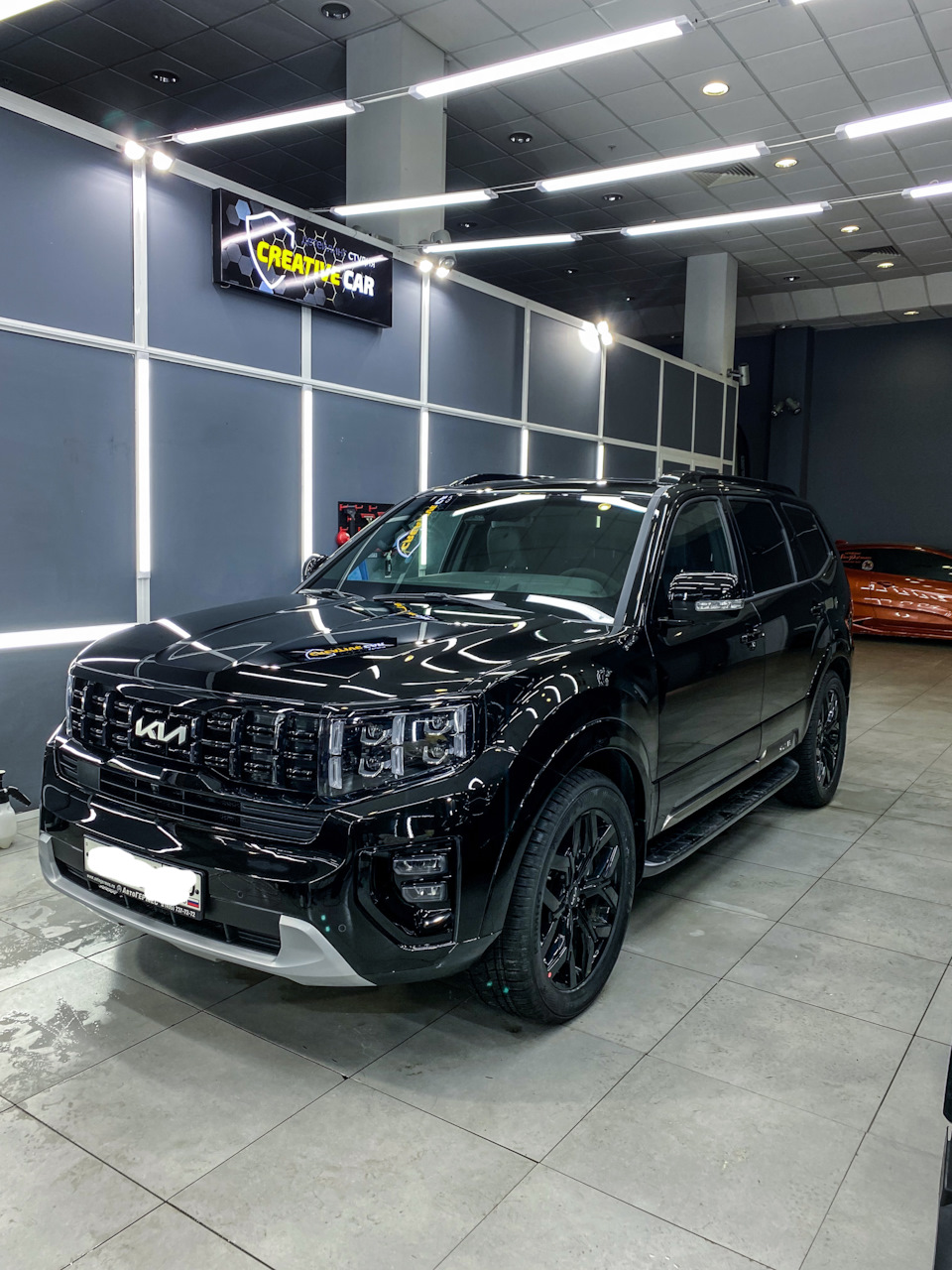 Оклейка Kia Mohave в защитную пленку — Creative Car на DRIVE2