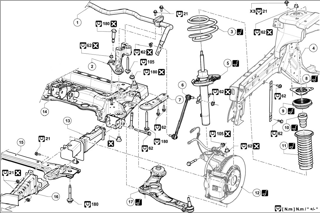 Подвеска форд фокус 2 схема