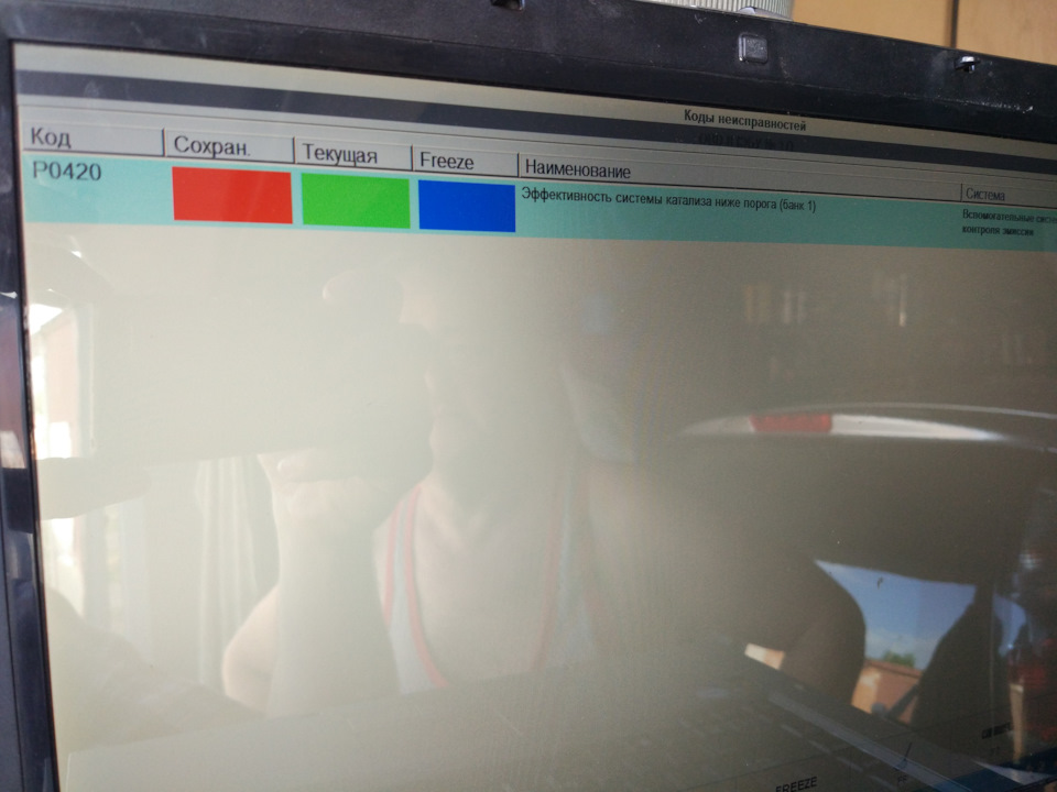 Хелп ! Чек энжайн Р0420. Эффективность системы катализа ниже порога ...