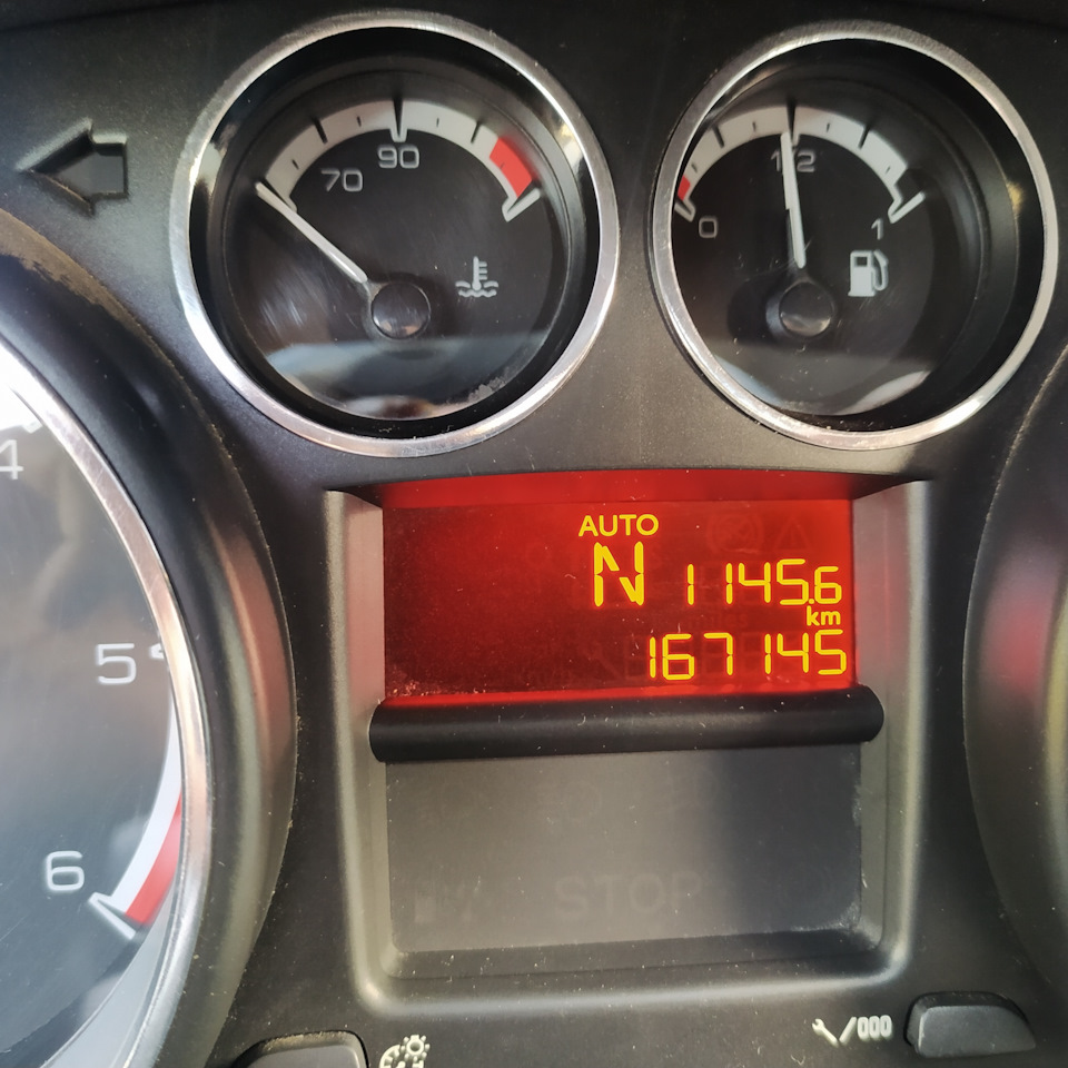 ТО 167145км Пежо 308 2011 1.6 дизель. — Peugeot 308 (1G), 1,6 л, 2011 года  | плановое ТО | DRIVE2