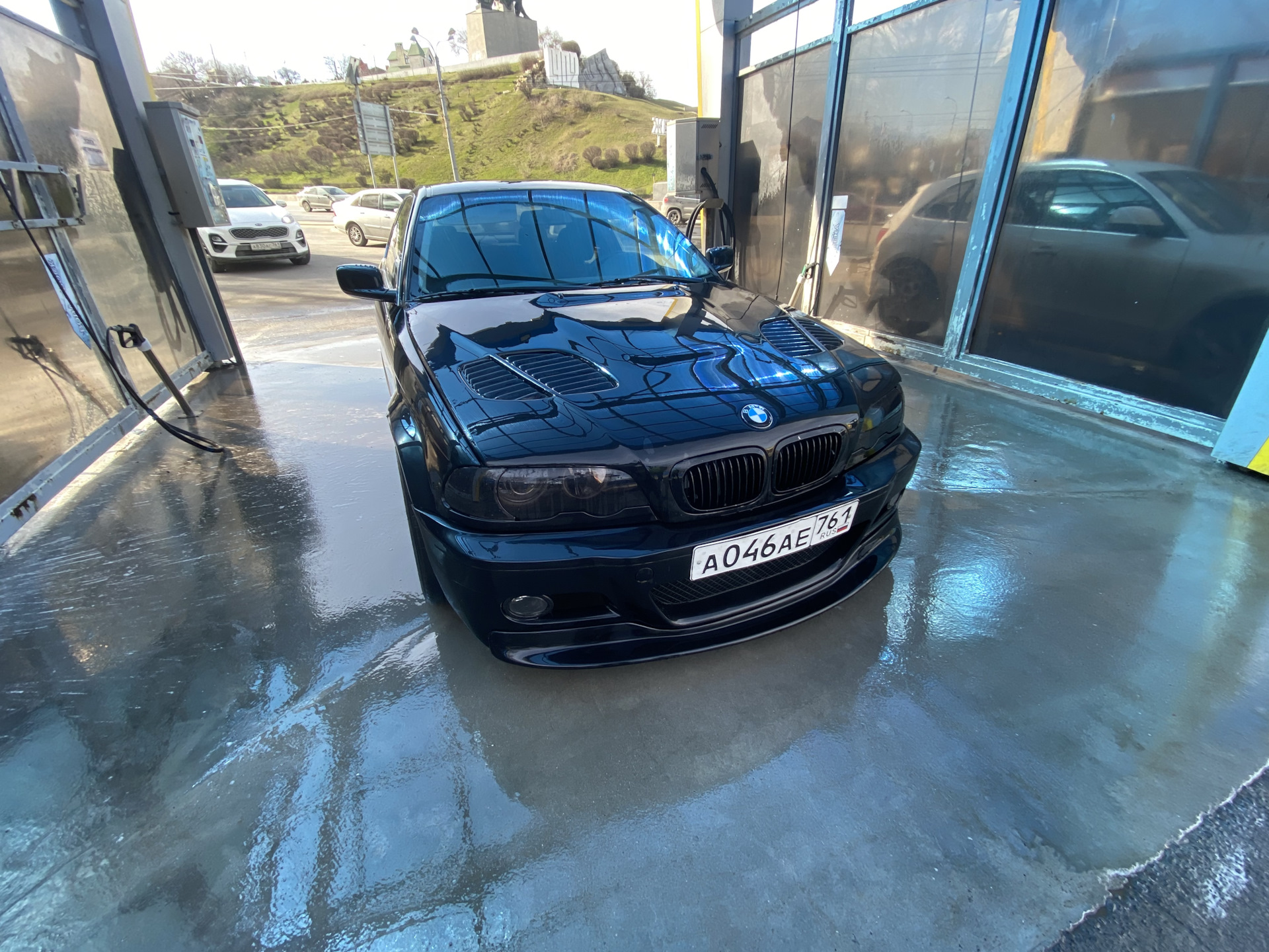 Помыл тачку после месяца стоянки BMW Gtr e46 v8 3uz Бмв е46 в8 3узет ...