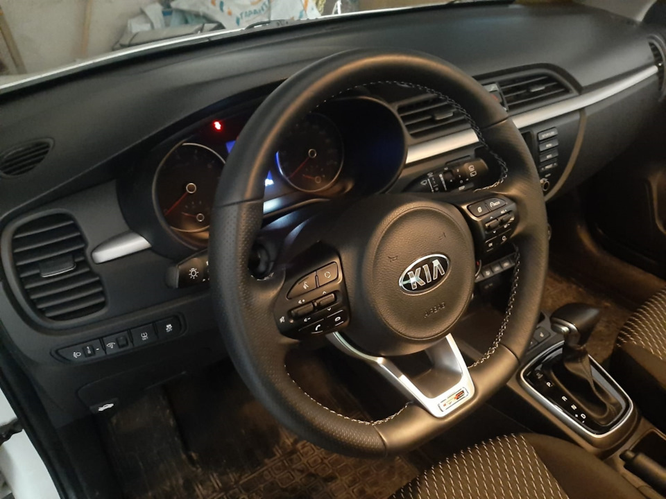 Новый руль от Gt-Line — KIA Rio X-Line, 1,6 л, 2019 года | тюнинг | DRIVE2