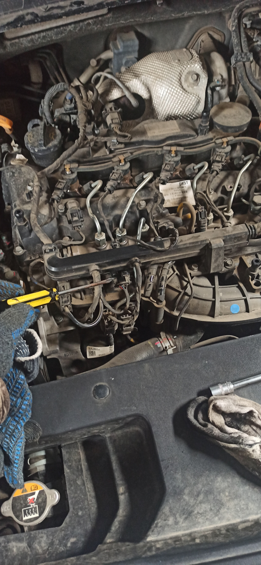 Очистка датчика давления во впускном коллекторе (датчика наддува ...