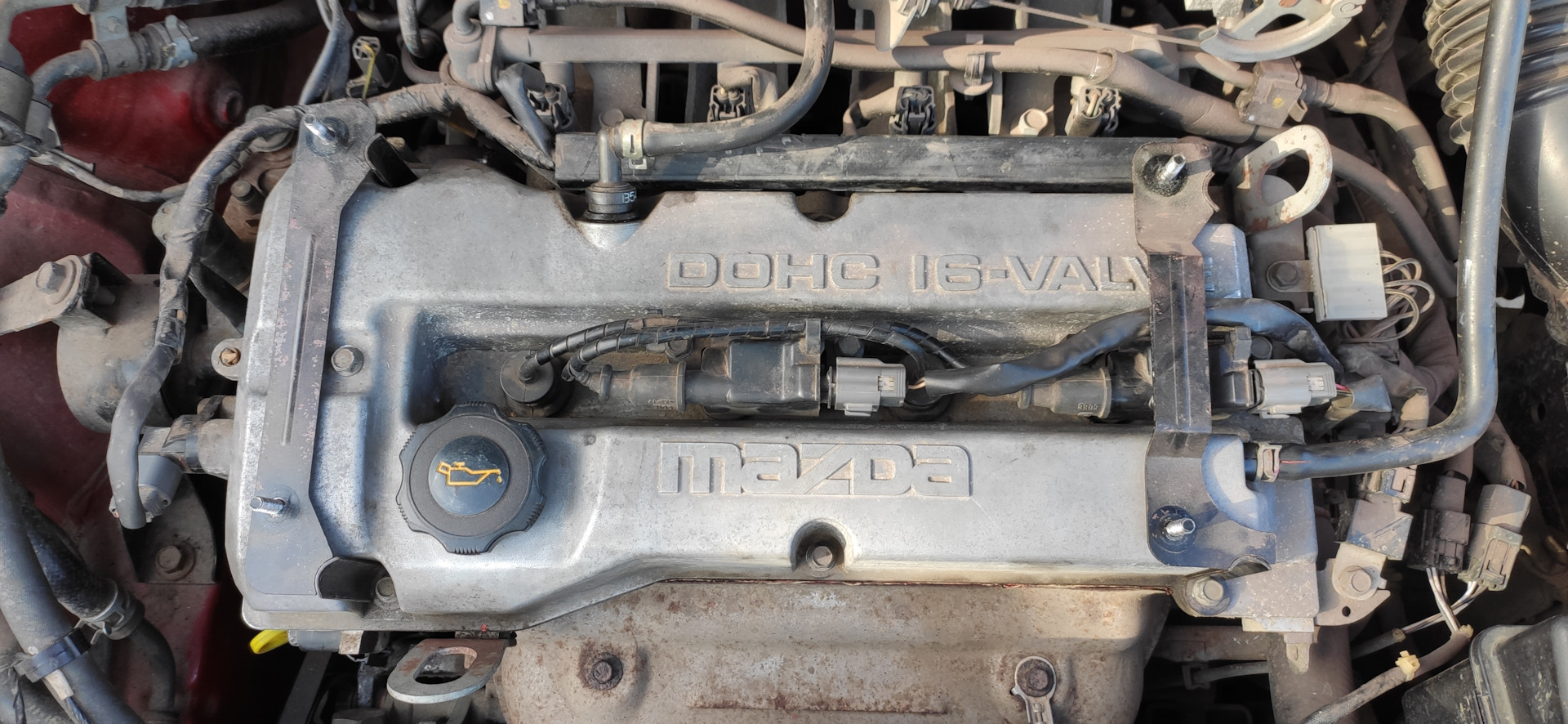 Ошибка P0421 — Замена свечей (не помогло) — Mazda 323 VI, 1,6 л, 2001