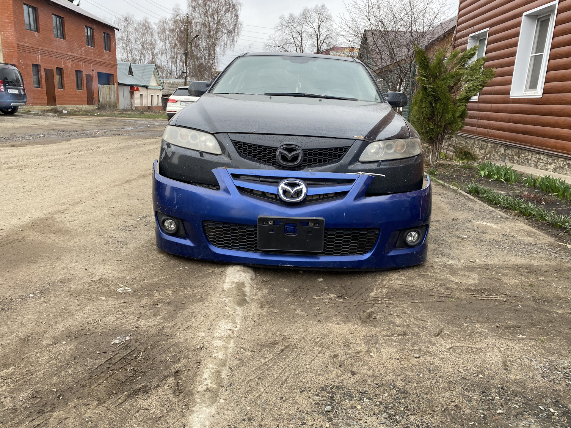 Какие подкрылки подходят под этот бампер? — Mazda 6 (1G) GG, 1,8 л ...