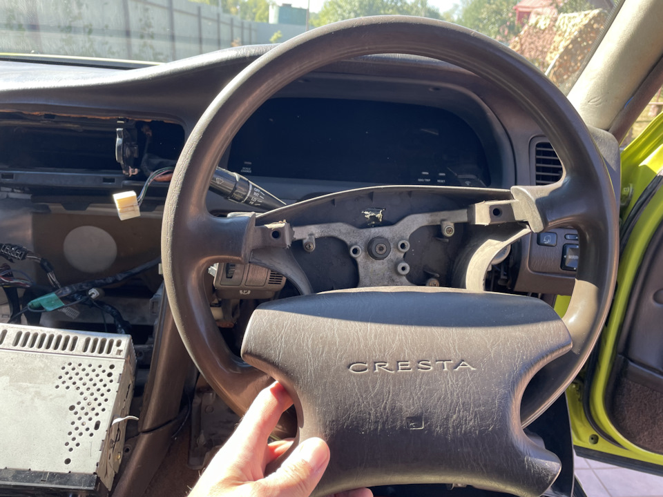 Контрактный Руль — Toyota Cresta (90), 2 л, 1993 года | своими руками ...