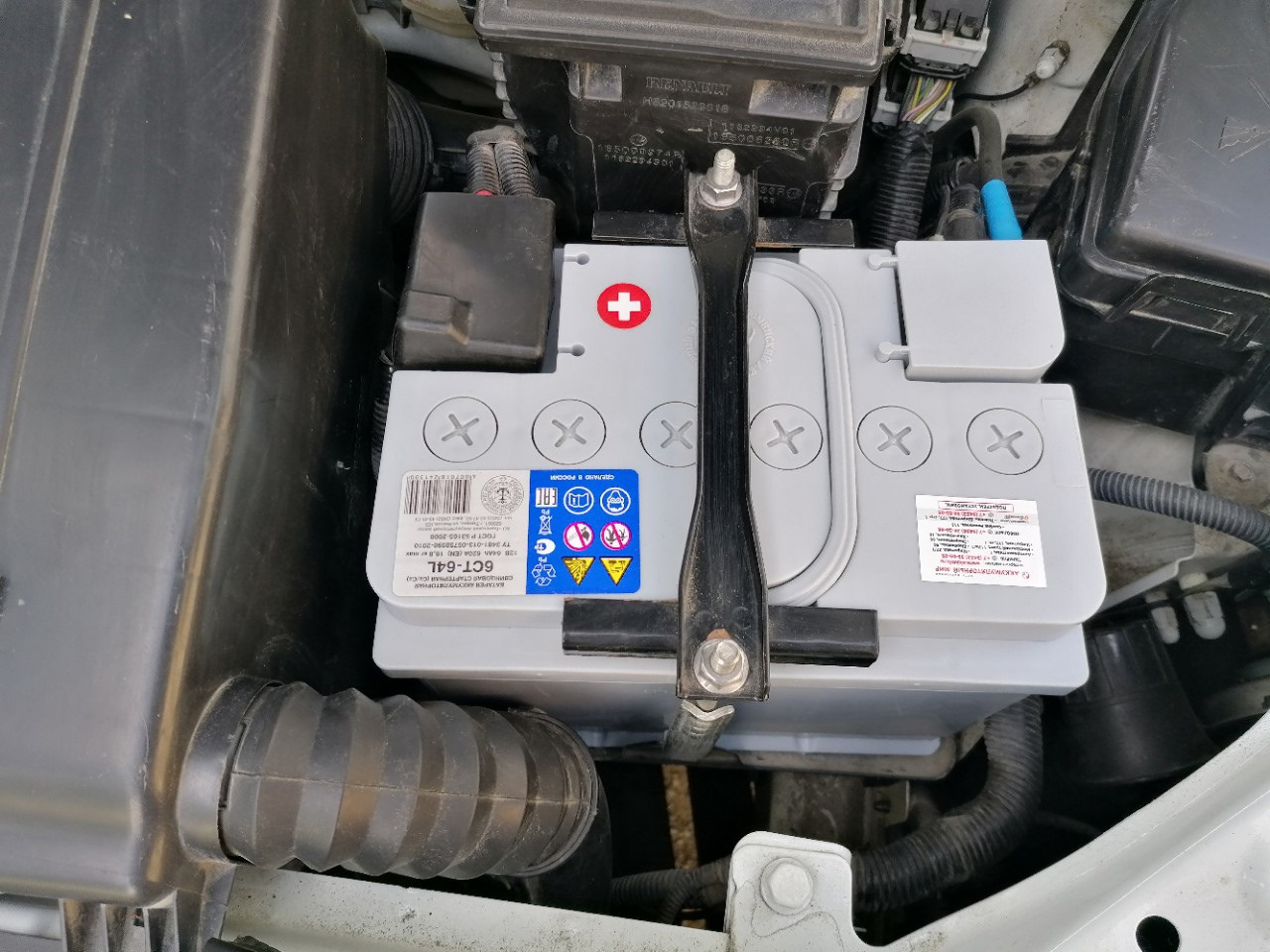 Аккумулятор Тюмень PREMIUM 64а/ч и 620А ток холодного пуска. — Lada ...