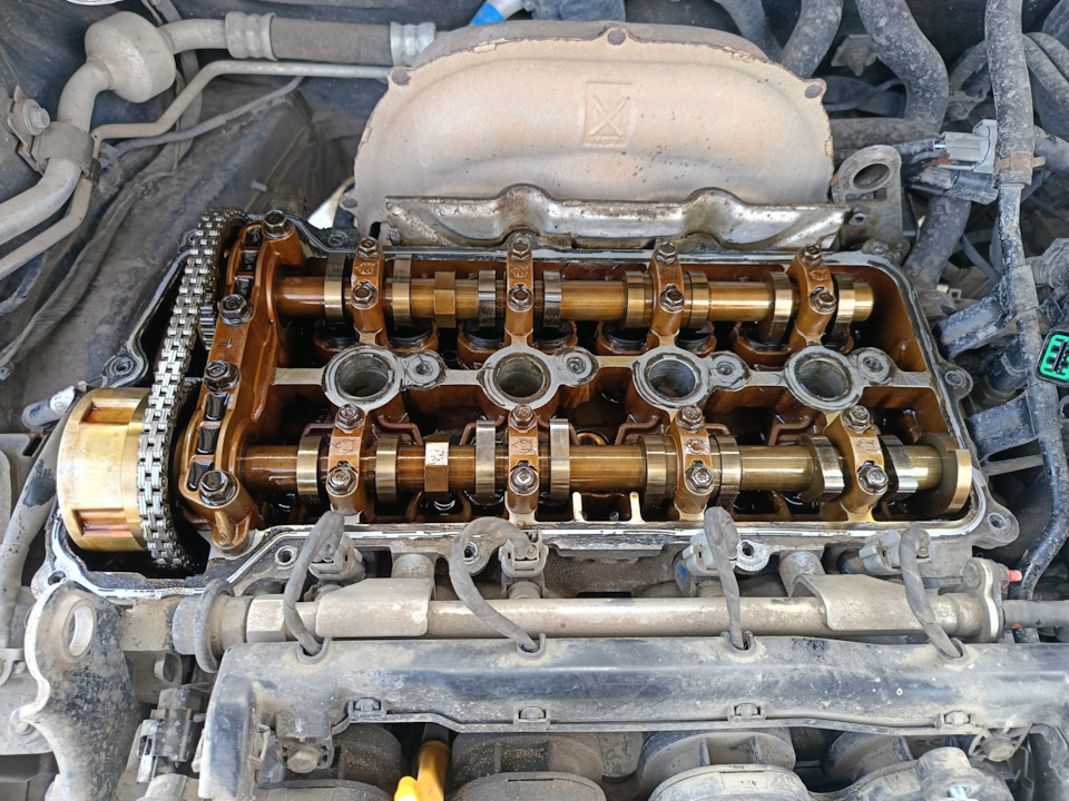 #9 регулировка клапанов — KIA Ceed SW (1G), 1,6 л, 2008 года | своими ...