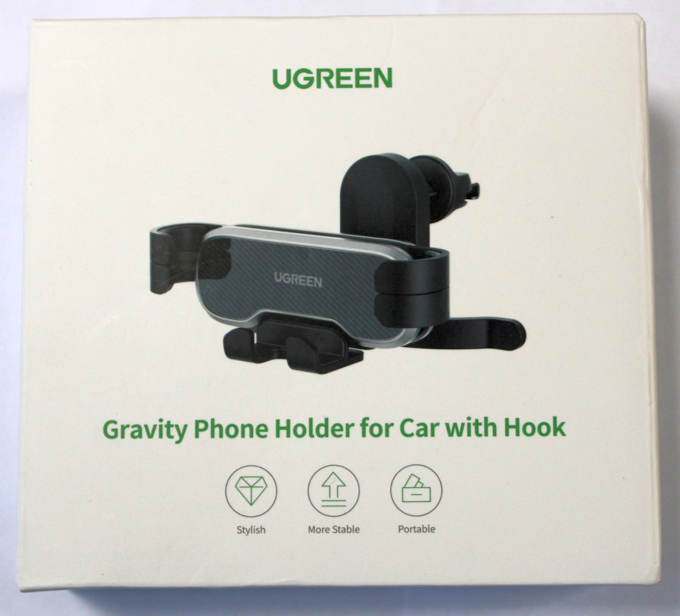 115] Капитан Крюк… Самый грамотный держатель телефона для Rio: Ugreen LP228  Gravity Phone Holder for Car with Hook. — KIA Rio (3G), 1,6 л, 2014 года |  аксессуары | DRIVE2