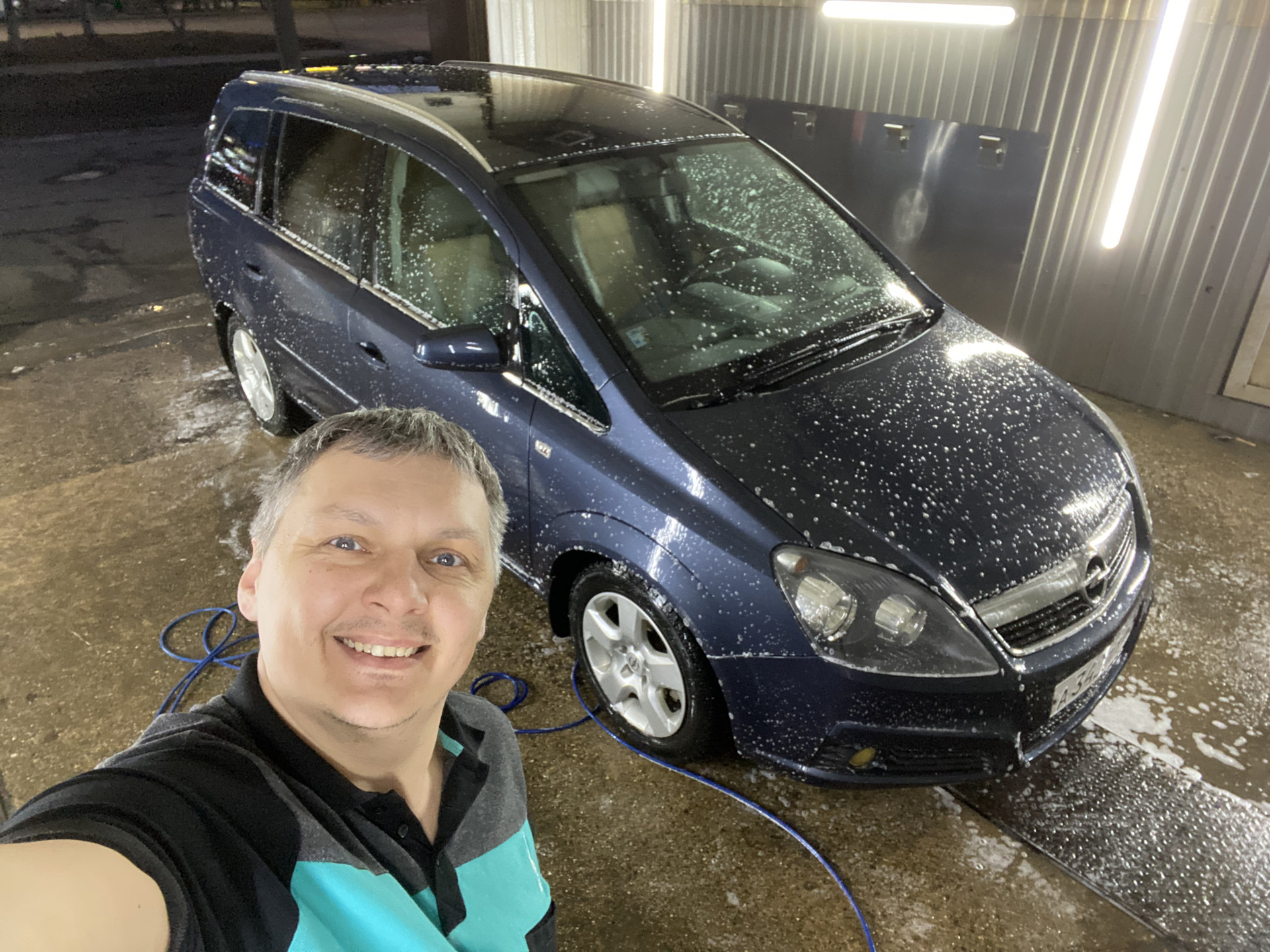 Впервые помыл авто на мойке самообслуживания — Opel Zafira B, 1,8 л, 2007  года | мойка | DRIVE2