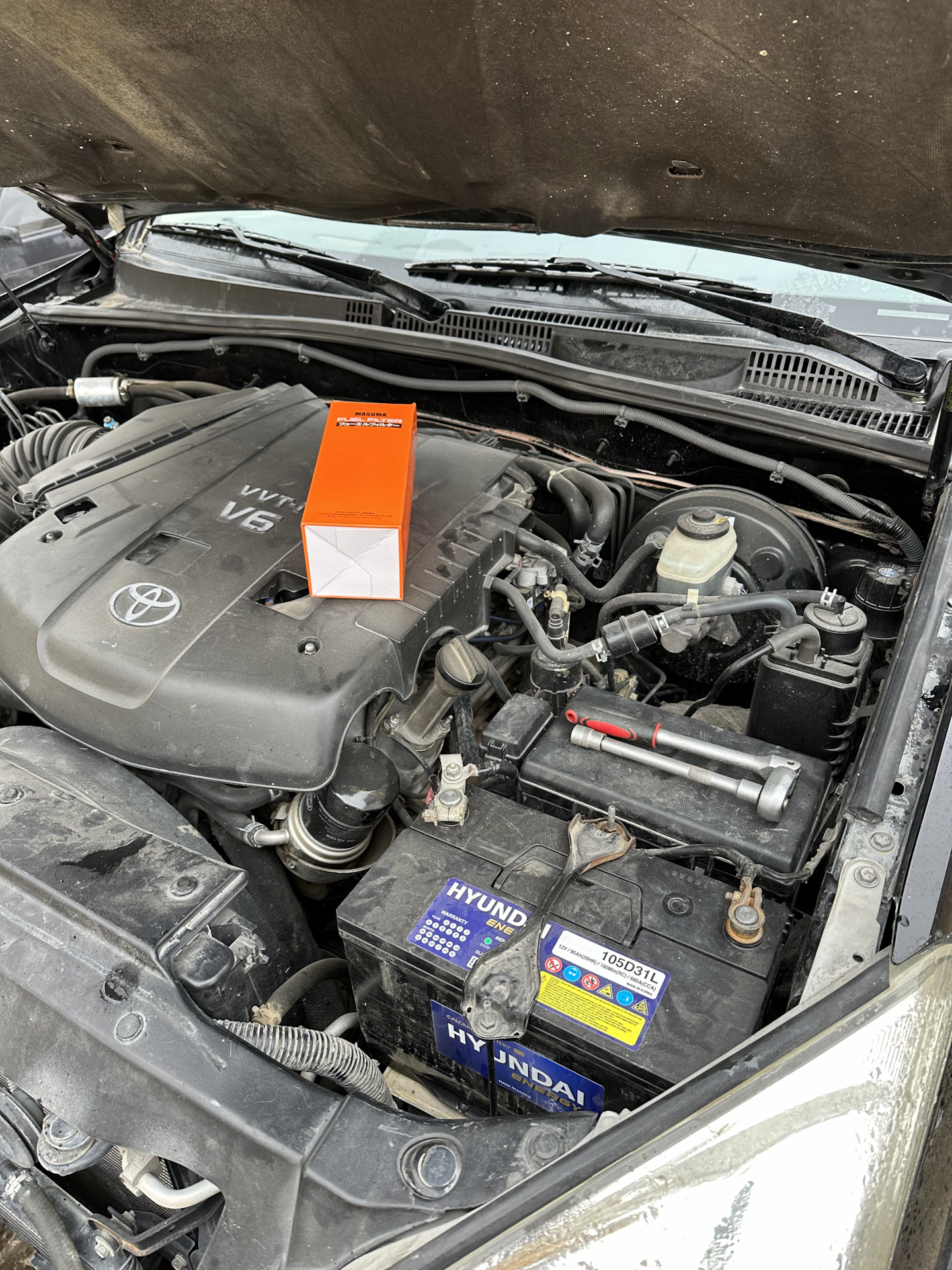 Замена шаровой и топливного фильтра Prado 120 (4.0) — Toyota Land ...