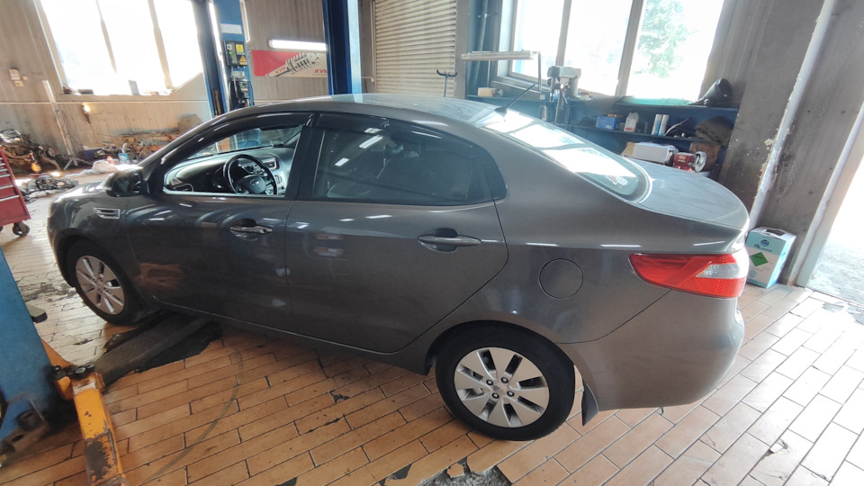 Упражнение закончил — KIA Rio (3G)