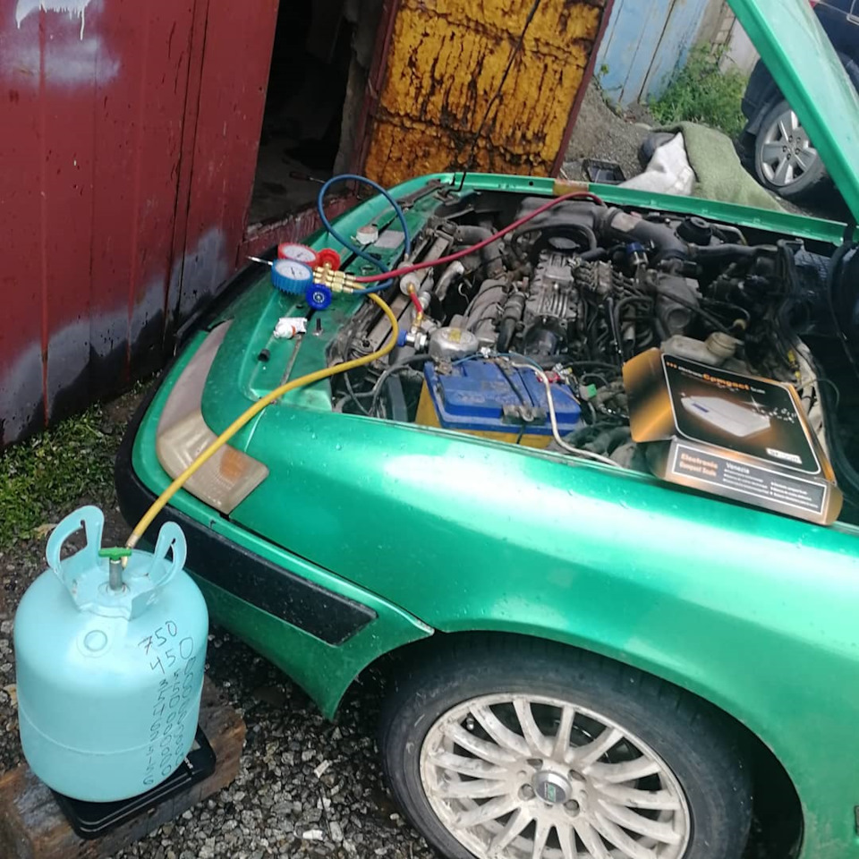 Заправили кондиционер — Daewoo Espero, 2,1 л, 1996 года | своими руками ...