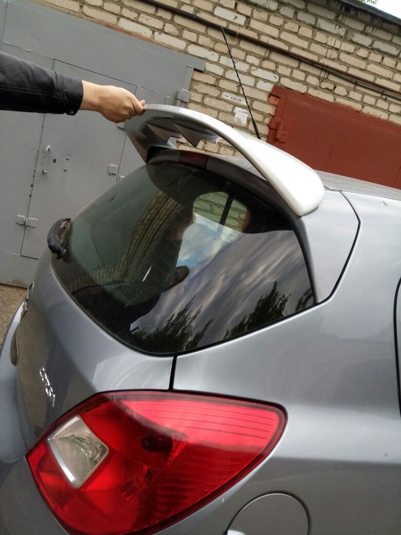 Примерка спойлера OPC на гражданскую 5д. — Opel Corsa D, 1,6 л, 2008 ...