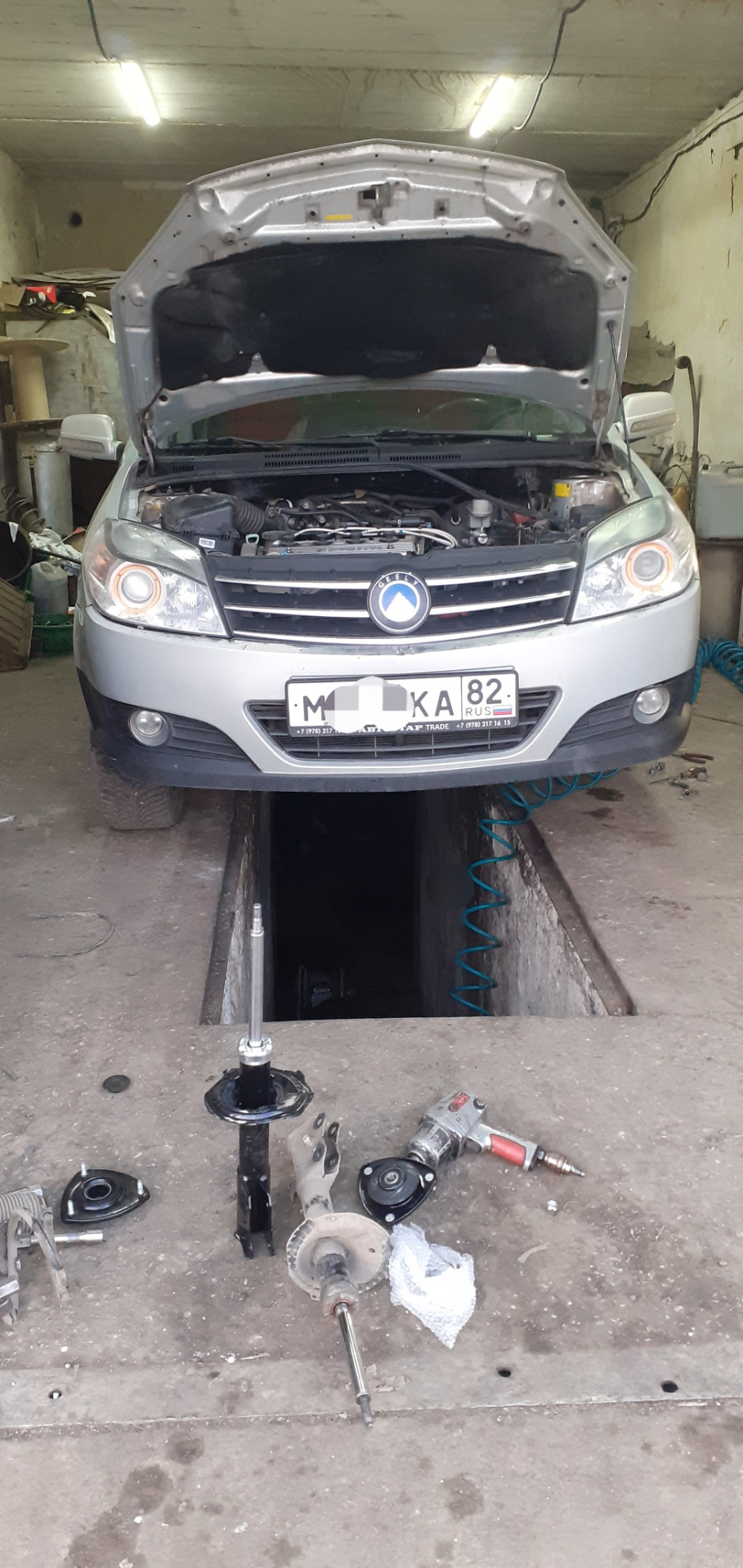 Замена стоек — Geely MK Cross, 1,5 л, 2012 года | запчасти | DRIVE2
