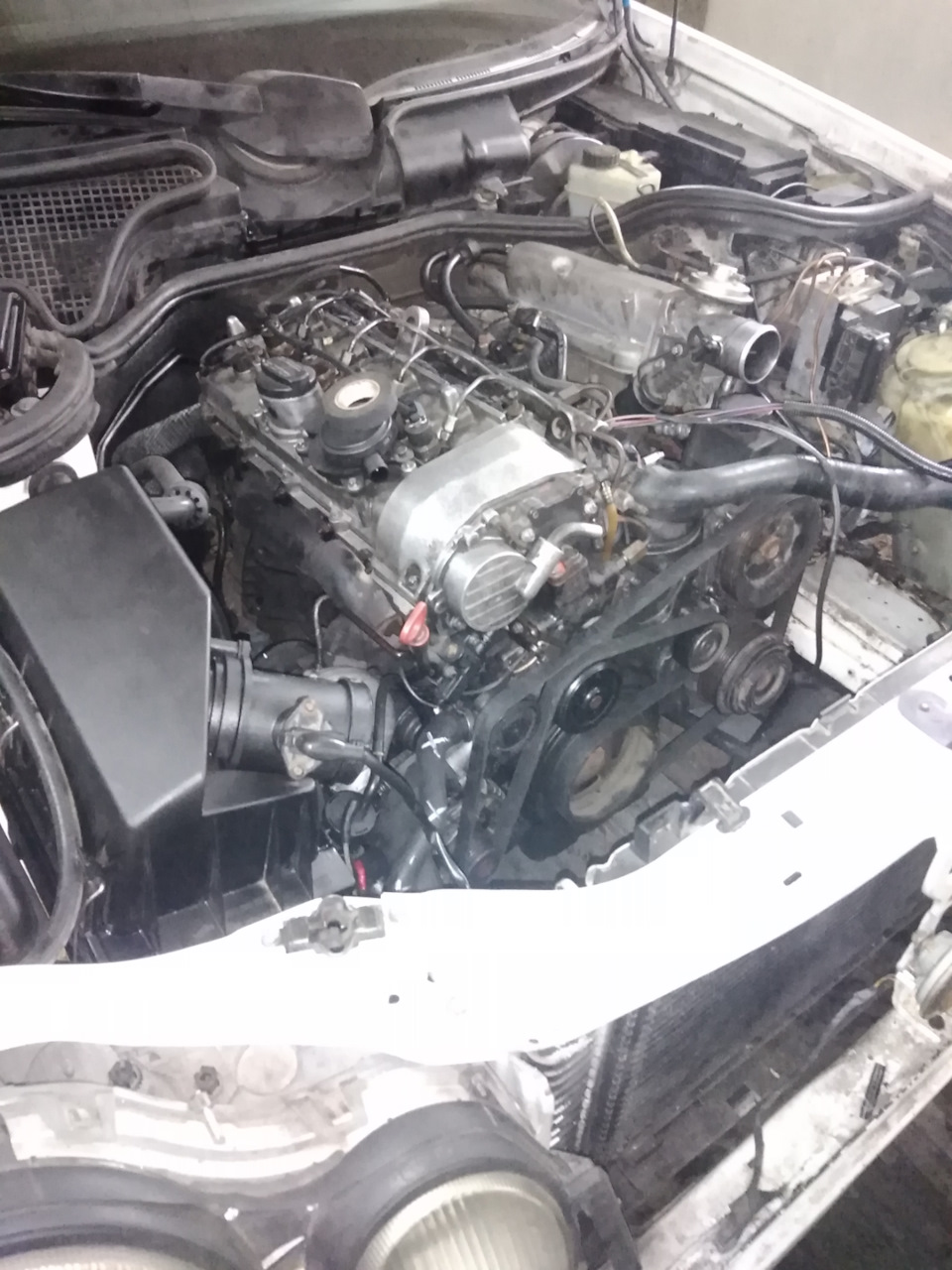 Детонация топлива ОМ611 — Mercedes-Benz E-class (W210), 2,2 л, 1998 ...